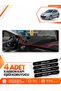Peugeot 207 (2007-2012) Compatible Front Torpedo Protection Case Carpet Cover - Black-Red - Pe005