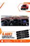 Fiat Ducato (2006-2014) X250 Compatible Front Torpedo Protection Case Carpet Cover - Black-Red - Fi010