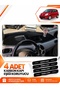 Renault Modus (2004-2012) Compatible Front Chest Glove Box Protection Cover Carpet Protector - Black-Grey - Re042