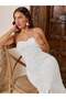 Rochie maxi, alb - 2