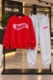 Baddie Unisex Printed Sweatshirt and Sweatpants Oversize Premium Set - 2