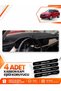 Skoda Kamiq (2020-2025) Compatible Front Chest Glove Box Protection Cover Carpet Protector - Black-Grey - Sk005