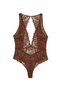 Backless Lace Bodysuit - 6