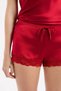 Silk Pyjama Shorts With Lace Details - 5