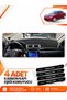 Mazda 3 (2003-2009) Compatible Front Chest Glove Box Protection Cover Carpet Protective Panel - Black-Grey - Ma001