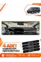 Volkswagen Transporter (2025-Onwards) Compatible Front Torpedo Protection Cover Carpet - Black-Grey - Vw035