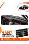 Volvo 850 (1991-1997) Compatible Front Torpedo Protection Protective Case Carpet Cover - Black-Red - Vo007