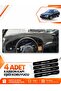 Kia Shuma (1995-2003) Compatible Front Cover Torpedo Protection Protective Case Carpet - Black-Beige - Ki017