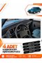 Tofaş Şahi̇n Doğan Kartal Kapakli (1981-2002) Compatible Front Torpedo Protection Cover - Black-Grey - Tf003