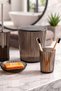 Ridge 5-Piece Bathroom Set Black - Transparent Color - 2