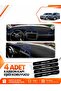 Volkswagen Tiguan (2016-2023) Compatible Front Dashboard Protection Cover Carpet - Black-Blue - Vw024