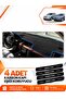 Opel Vectra C (2002-2008) Compatible Front Torpedo Protection Case Carpet Cover - Black-Blue - Op016