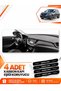 Opel Grandland X (2017-2020) Compatible Front Torpedo Protection Case Carpet Cover - Black-Blue - Op024