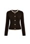 Lace Button Detailed Women's Knitwear Cardigan 52121066 - 3