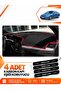 Mercedes C207 (2009-2017) Compatible Front Torpedo Protection Carpet Cover - Black-Red - Mb008