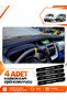 Renault Trafic (2001-2014) Compatible Front Torpedo Protection Cover Carpet Cover - Black-Blue - Re046