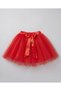 Girl's Red Moonstar Long Sleeve and Red Tutu Skirt-Leggings Set October 29 Republic Day - 2