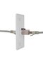 ® CAT6 RJ45 Wall/Face Plate 1 port With Ports Shielded CAT.6 Network Socket Insert Keystone Jack Faceplate 86x86mm In White Color Interface Outlet Wall Switch - 3