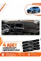 Hyundai Kona (2020-2022) Compatible Front Glove Box Protection Case Carpet Cover - Black-Brown - Hu038