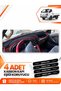 Hyundai H100 (2004-2019) Compatible Front Torpedo Protection Case Carpet Cover - Black-Red - Hu022