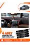 Subaru Legacy (2003-2009) Compatible Front Glove Box Protection Cover Carpet Cover - Black-Red - Su005