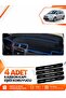 Ford C-Max (2003-2010) Long Covered Compatible Front Torpedo Protection Case Cover - Black-Blue - Fo002