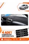 Mazda 626 Without Airbags (1998-2000) Compatible Dashboard Protection Protective Cover Carpet Cover - Black - Ma010