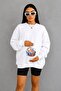 3 Yarn Combed Cotton Baby Printed Maternity Sweatshirt in a Basket Jq6