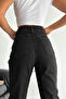 Women's High Waist Washed Mom Jean Lycra Jeans 1244 - 2