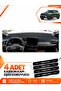 Renault Duster (2025-2027) Compatible Front Torpedo Protection Case Carpet Cover - Black-Blue - Re054