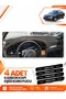 Kia Shuma (1995-2003) Compatible Front Torpedo Protection Carpet Cover - Black-Brown - Ki017