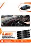 Honda Civic (1996-1998) Compatible Front Torpedo Protection Case Carpet Cover - Black-Red - Ho006