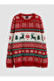 Esvab • Modern & Distinctive New Year's Themed Boys' Knit Sweater - 2