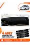 Hyundai Accent Era (2006-2011) Compatible Dashboard Protection Protective Cover Carpet Cover - Black - Hu010