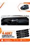 Fi̇at Fi̇ori̇no (2007-2026) Compatible Torpedo Protection Protective Case Carpet Cover Chest - Black - Fi013