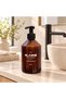 500 ml Amber Plastic Pump Liquid Soap Dispenser, Countertop Bathroom Dispenser with Black Pump – Int-001 - 2