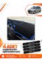 Ford Fusion (2009-2012) Compatible Front Torpedo Protection Cover Carpet Protective Cover - Black-Blue - Fo038
