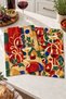 Aperitivo Colorful Goblet Patterned 2-Piece Kitchen Towel Set 40X60