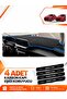 Peugeot 208 (2020-2024) Compatible Front Torpedo Protection Case Carpet Protective Cover - Black-Blue - Pe006