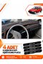 Suzuki Swi̇ft (1988-1994) Compatible Front Torpedo Protection Carpet Cover - Black-Brown - Sz002