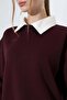 Women's 3 Thread Inner Ribbed Crew Neck Sweat 21614 - 2