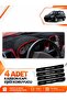 Chery Tiggo 5 (2013-2015) Compatible Front Torpedo Protection Case Carpet Cover - Black-Red - Cy001