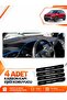 Opel Crossland (2020-2024) Compatible Front Torpedo Protection Case Carpet Cover - Black-Blue - Op022