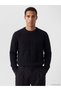 Vizyon New Season Black Crew Neck Men's Knitwear Sweater