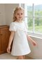 Rochie midi, alb - 3