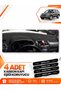 Honda Cr-V (2007-2012) Compatible Front Chest Glove Box Protection Cover Carpet Protector - Black-Grey - Ho015