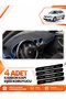 Seat Ibiza (2001-2008) Compatible Front Glove Box Protection Cover Carpet Protector - Black-Blue - Se003