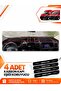 Ci̇troen Jumper (2006-2024) Compatible Front Dashboard Protection Cover Carpet - Black-Red - Ci006