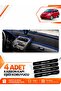 Honda Jazz (2002-2008) Compatible Front Torpedo Protection Case Carpet Protective Cover - Black-Blue - Ho016