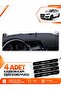 Audi Q7 (2005-2015) Compatible Dashboard Protection Protective Cover Carpet Cover Chest Panel - Black - Au005